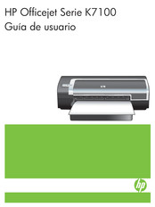 HP Officejet K7100 Serie Guía De Usuario