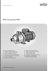 Wilo Economy-MHI 204-1/E/3-400-50-2 Instrucciones De Instalación Y Funcionamiento