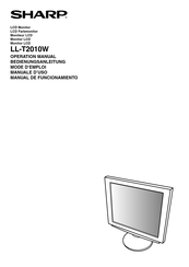 Sharp LL-T2010W Manual De Funcionamiento