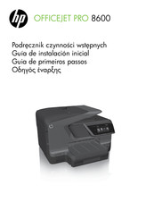 HP OFFICEJET PRO 8600 Guía De Instalación Inicial