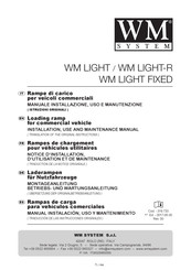 WM System WM LIGHT-R Manual Instalación Uso Y Mantenimiento