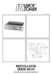 Leroy-Somer R630 Serie Instalación Y Mantenimiento