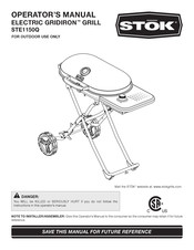 STOK GRIDIRON STE1150Q Manual Del Usuario