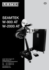 Leister SEAMTEK W-900 AT Instrucciones De Servicio