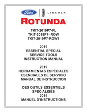 Ford ROTUNDA TKIT-2019P7-ROW1 Manual De Instruccion