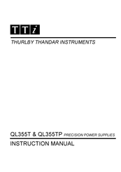 TTI QL355TP Manual Del Usuario