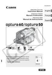 Canon optura 60 Manual De Instrucciones