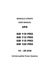 GMP GM 112 PRO Manual Del Usuario