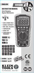 Klein Tools MM600 Manual Del Usuario