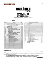 Progres AGRONIC 7000 Manual De Utilización