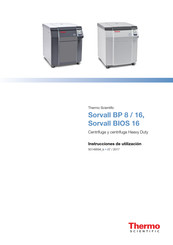 Thermo Scientific Sorvall BP 16 Heavy Duty Instrucciones De Utilizacion