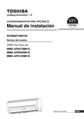 Toshiba MMK-AP0094MH-E Manual De Instalación