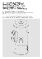 CHAFFOTEAUX ZELIOS EXTRA Instrucciones Para El Uso Y Para El Técnico Autorizado