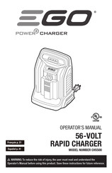 Ego Power+ Power+ CH5500 Manual Del Operador