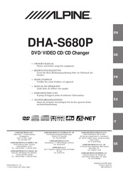 Alpine DHA-S680P Manual De Operación