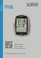 VDO Cyclecomputing M6 Manual Del Usuario