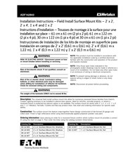 Eaton Metalux SK-14-WT Manual De Instrucciones