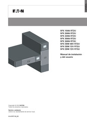 Eaton 5PX EBM 48V RT2U Manual De Instalación Y Del Usuario