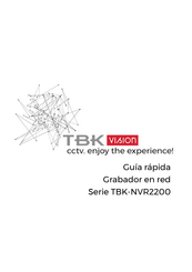 TBK vision TBK-NVR2216 Guía Rápida