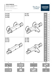 Grohe GROHTHERM 800 34 558 Manual Del Usuario