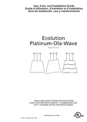 ELICA Ecolution Platinum-Ola-Wave Guía De Instalación, Uso Y Mantenimiento