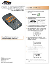 Alder CELLCORDER CRT-400 Guía Rápida De Instrucciones