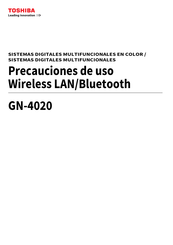 Toshiba GN-4020 Precauciones De Uso