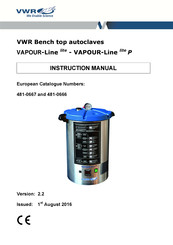 VWR VAPOUR-Line lite Manual De Instrucciones