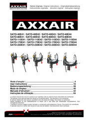 AXXAIR SATO-80E42 Instrucciones Originales