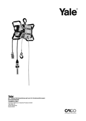 Columbus McKinnon YaleMtrac Mini Serie Instrucciones De Servicio Traducida