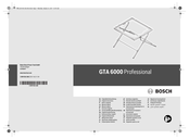 Bosch GTA 6000 Professional Manual De Instrucciones
