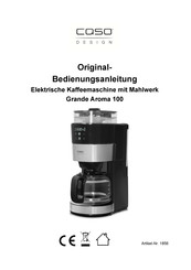 CASO DESIGN Grande Aroma 100 Manual De Instrucciones