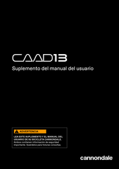 Cannondale CAAD13 Suplemento Del Manual Del Usuario