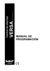 Satel VERSA Manual De Programación