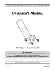 MTD 020 Serie Manual Del Operador