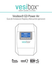 Vesibox G3-Power Air Guia De Instalacion Rapida Y Manual De Operacion