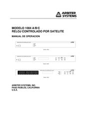 Arbiter Systems 1084 C Manual De Instrucciones