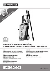 Parkside PHD 150 E4 Traducción Del Manual De Instrucciones Original