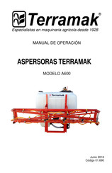 TERRAMAK A600 Manual De Operación