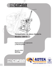 MQ Multiquip CIPSA CM-13 Manual De Instrucciones