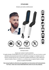 STYLER MEN HS-9A Manual De Usuario