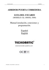 Tecnomatic SL-1800 Guia Del Usuario