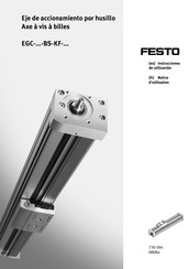 Festo EGC- BS- KF Serie Instrucciones De Utilizacion