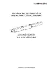 Entrematic KS200HD Manual De Instalación