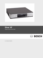 Bosch Divar XF Manual De Instalación