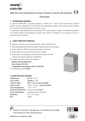 PRASTEL EURO/1MF Manual Del Usuario