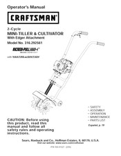 Craftsman 316.292561 Manual Del Operador