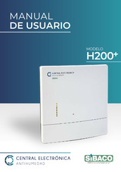 SIBACO CENTRAL ELECTRONICA H200+ Manual De Usuario