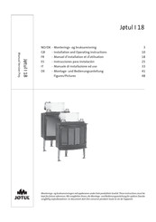 Jotul I 18 Instrucciones Para Instalación