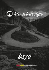 riesel Design b170 Manual Del Usuario